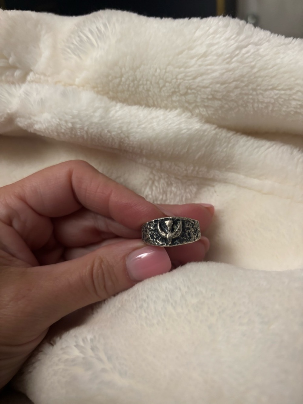 James Avery 925 sterling silver dove ring